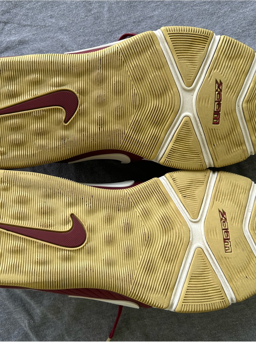 FSU Nike Men's Garnet and Gold Athletic Shoes - Picture 5 of 6